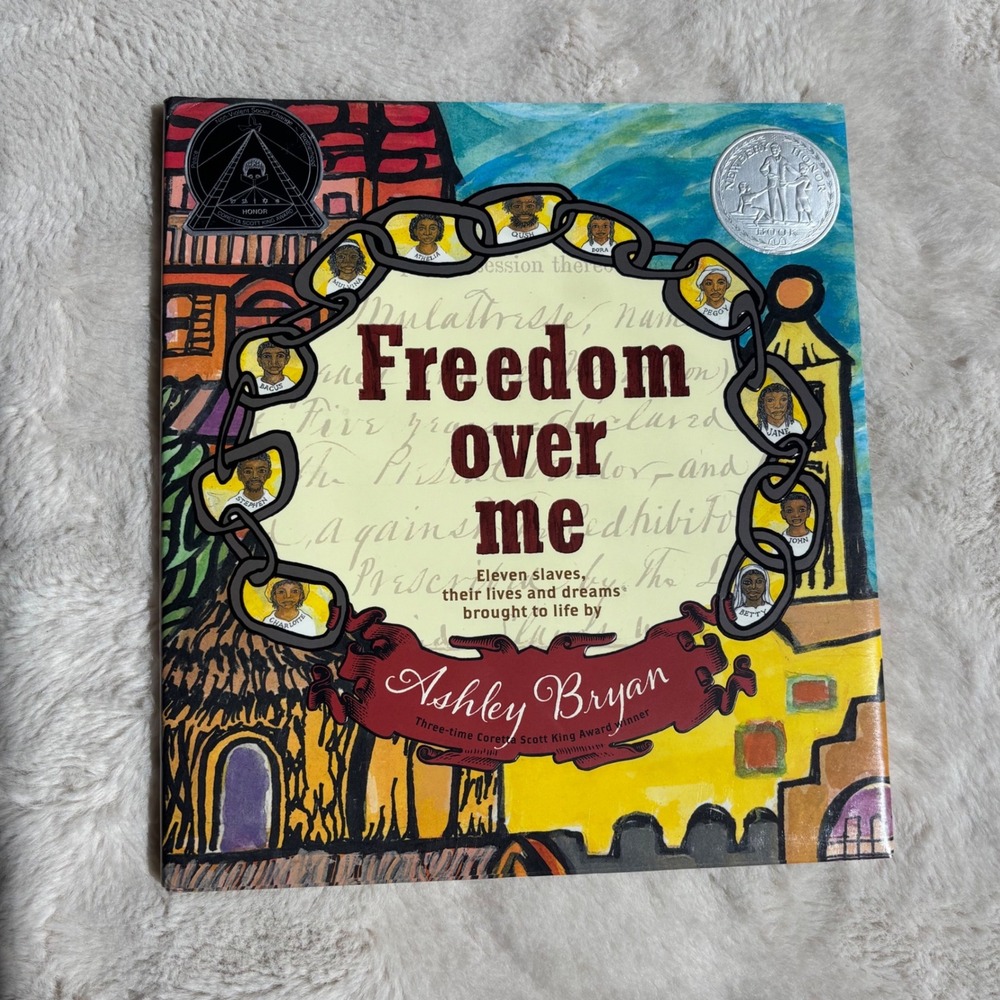Ashley Bryan Freedom Over Me Book Kids‎ OS Multicolor Excellent Newbery Honor